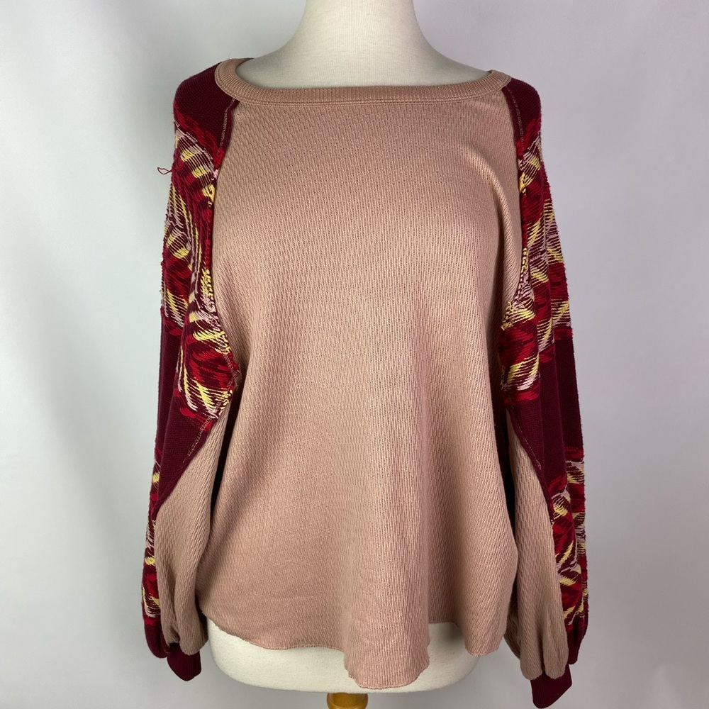 We the Free People Oversize Sweater Balloon Sleeve
